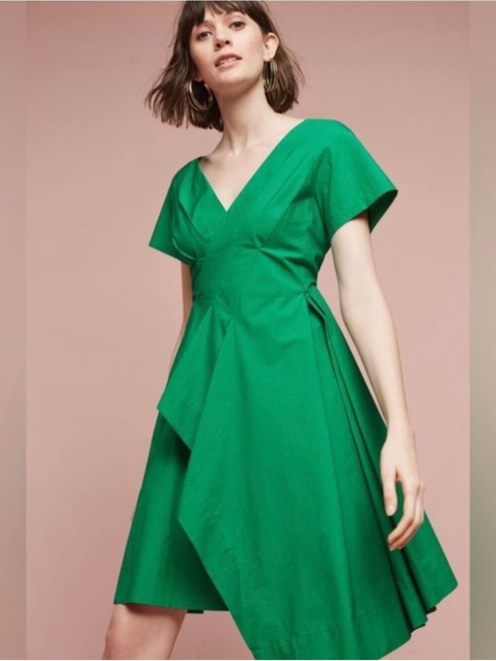 Maeve Anthropologie V-Neck Fit & Flare Dress